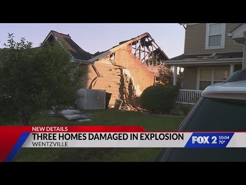Fire damages three homes in Wentzville, pets rescued