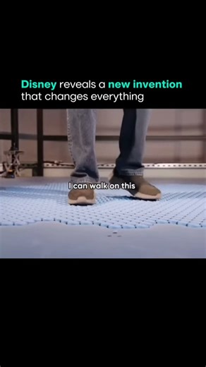 Wealth | Business | Finance on Instagram: "Disney’s new invention is an omnidirectional floor that lets people walk in any direction while staying perfectly balanced. It automatically adjusts to keep users stable, even with multiple people moving independently at the same time. This technology opens up new possibilities for virtual reality, immersive experiences, and interactive entertainment allowing users to move freely without limits inside digital worlds. #disney #innovation #virtualreality 