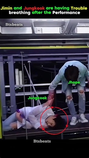 Jimin and Jungkook are having Trouble bre@thing after the Performance