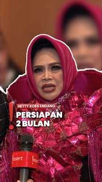 Hetty Koes Endang Bawa 20 Lagu di Konser #hettykoesendang