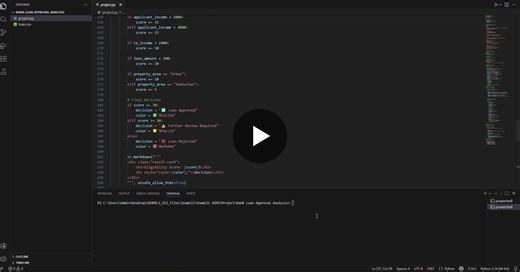 Loan Approval Analysis Dashboard with Streamlit and Python | Soumili Ishat posted on the topic | LinkedIn