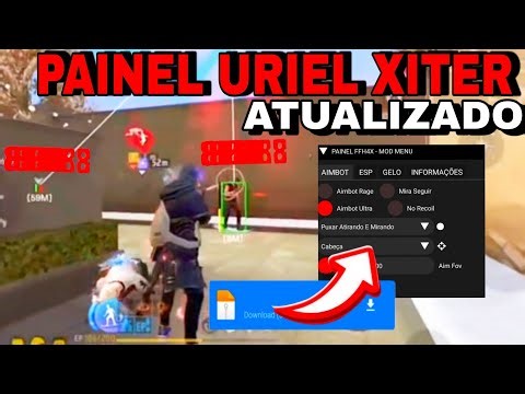 PAINEL URIEL XITER Gratis ATUALIZADO 😈 FREE FIRE DOWNLOAD MOD MENU 100% HS NOVO HACK ANT BAN