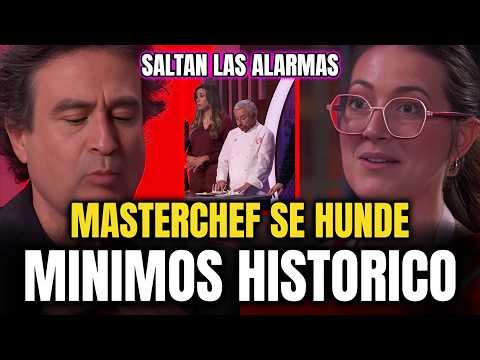 🚨¡BOMBA EN TELEVISIÓN! MASTERCHEF toca FONDO en RTVE con MÍNIMOS HISTÓRICOS de audiencia