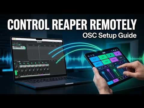 How to Control Reaper Remotely with OSC (Open Stage Control + SWS Tutorial)