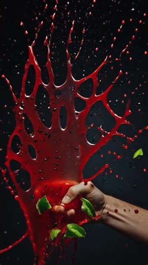 Giant Watermelon Explosion 🍉 #Splash #4KASMR