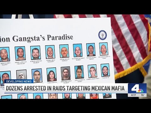 ‘Operation Gangsta's Paradise' nabs 40 people linked to Mexican Mafia
