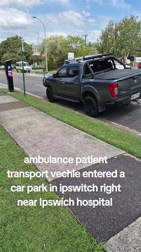 Queensland Ambulance Patient Transport in Ipswich Car Park