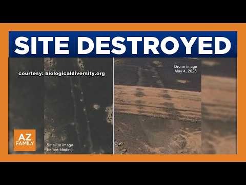Border wall construction damages ancient cultural site in southern Arizona