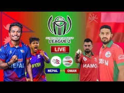 🔴LIVE NEP vs OMA, 103rd ODI, CWC League-2 2023-27 live