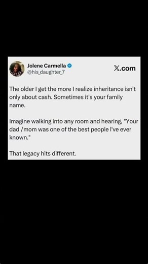 the greatest inheritance isn't money | Subscribe for more #motivation 😊👍