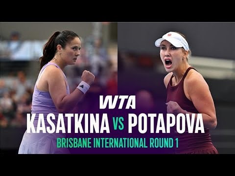 Daria Kasatkina vs. Anastasia Potapova | 2026 Brisbane Round 1 | WTA Match Highlights