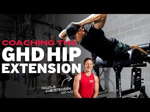 How to Coach the GHD Hip Extension | CrossFit Movement Breakdown with Nicole Christensen