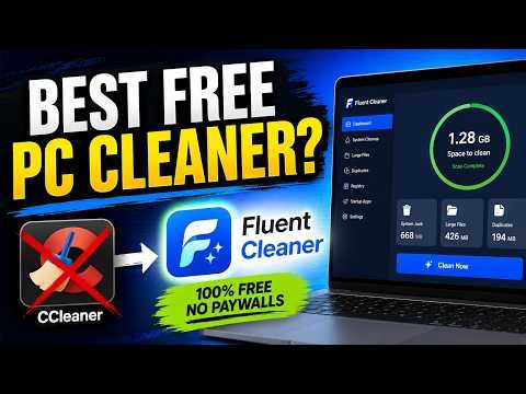 The Best Free CCleaner Alternative? Meet Fluent Cleaner