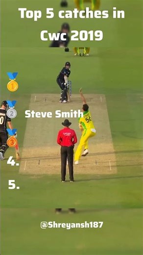 Top 5 catches in cwc 2019 #cricket #trending #viral #viralvideo #shorts #cwc