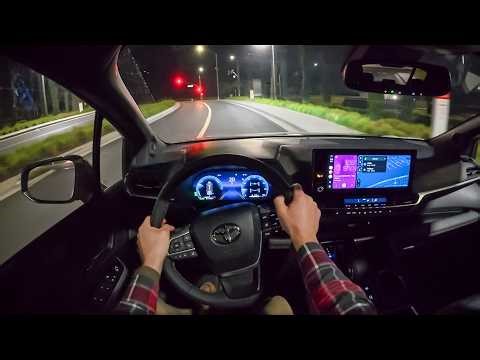 2026 Toyota Sienna Woodland - POV Night Drive (Binaural Audio)
