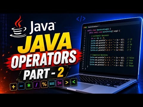 Java Operators in One Shot ⚡ Part 2 | Arithmetic, Comparison & Logical Operators | Java Tutorial