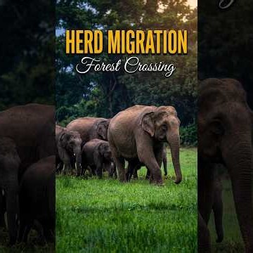 Elephant herd crossing during their migration. #wildlife #elephant #wildchroniclesrahul #animals