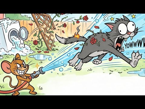 The Wild Washing Machine Ride! 😱 Tom's Epic Fail & Jerry's Revenge Chaos | Classic Tom & Jerry Style