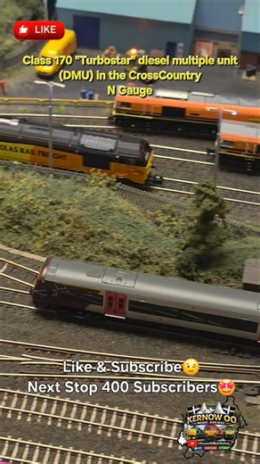 #ngauge #DCC #Class170 #crosscountry #DMU #turbostar #GrahamFarish #bachmann #modelrailway #trains