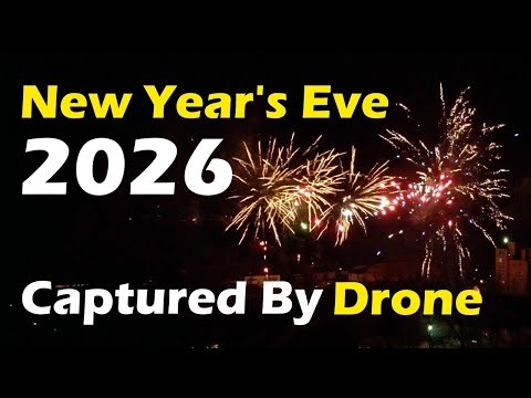 Fireworks Captured by Drone | New Year's Eve 2026