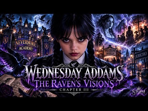 WEDNESDAY ADDAMS 🖤 THE RAVEN’S VISIONS | Chapter III — Gothic Musical Story