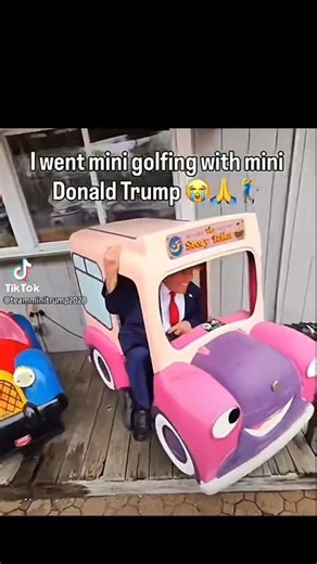 Making Golf Fun Again! #minitrump #trump #viral #golf #viral #America #election