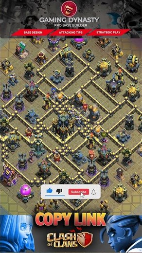 *NEW UPDATED*🔥TOWN HALL 17 Th17 WAR BASE With Link | TH17 LEGEND Base With Link | Clash of clans