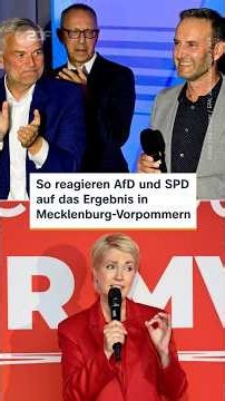 So reagieren AfD und SPD auf das Ergebnis im Norden | #landtagswahl #schwesig #holm #spd #afd