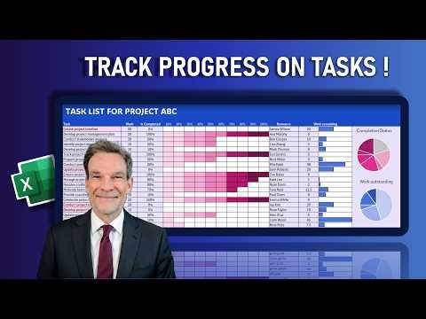 STEP by STEP: Track your work with this Dynamic Excel Task Tracking Tool