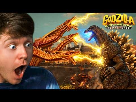 FIRST TIME Playing GODZILLA DESTROY ALL MONSTERS! (Demo)