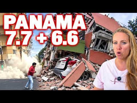 SEVERE Earthquakes Hit Panama - Buildings Collapse - Tsunami Warning - 55+ Aftershocks Already !