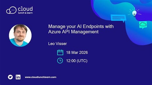 Manage your AI Endpoints with Azure API Management | Leo Visser