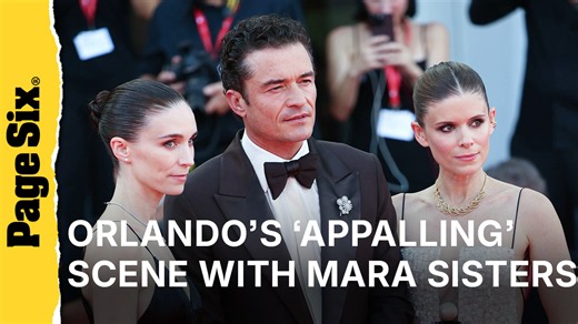 Fans rip Orlando Bloom's threesome scene with sisters Rooney and Kate Mara