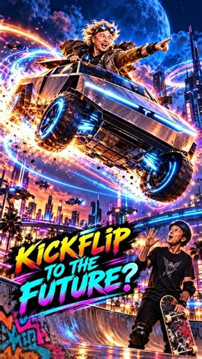 Back to the Future Is Here? Elon Musk Talks Flying Cars and Kickflips