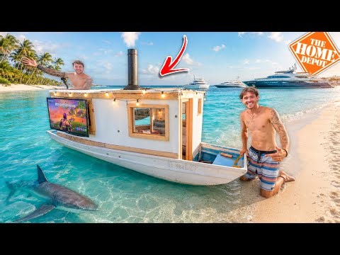 Taking My BUDGET BOAT from Home Depot to YACHT Party in the OCEAN!?