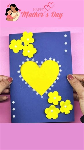 Easy Mother’s Day Card Making Idea 💖 Handmade Card for Mom