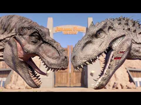 ALL LARGE DINOSAURS BATTLE ROYALE IN SAN DIEGO MAP - JURASSIC WORLD EVOLUTION 2