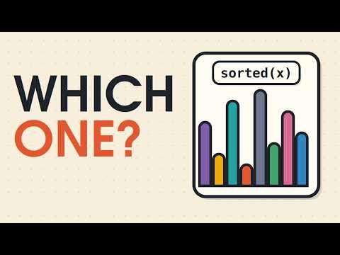 Every Major Sorting Algorithm Explained in Under 10 Minutes