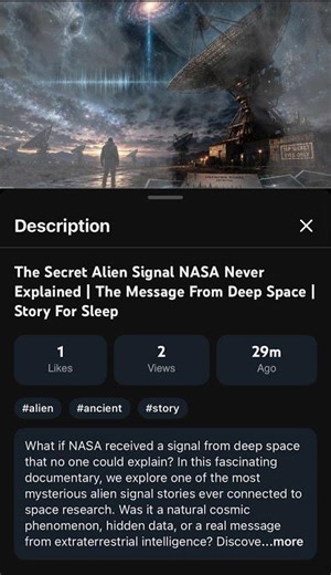 The Secret Alien Signal NASA Never Explained | The Message From Deep Space | Story For Sleep #alien
