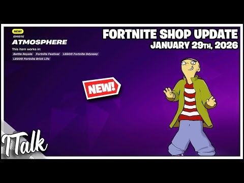 Fortnite Shop REGULAR SHOW TOMORROW & *NEW* EMOTE! [January 29th, 2026] (Fortnite Chapter 7)