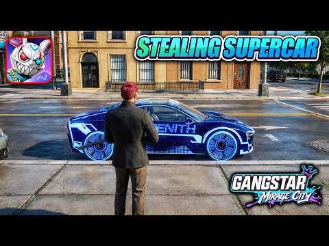 Gangstar Mirage City - Stealing SUPER CAR! (Android / iOS)