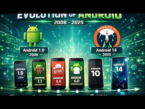 Android Evolution Explained | History of Android OS (2008–2025)