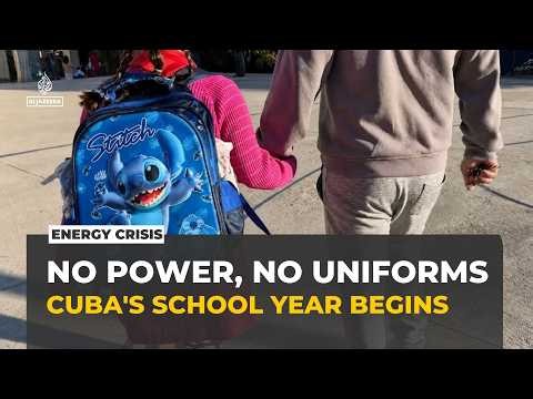 Cuba's energy crisis darkens classrooms as new school year begins