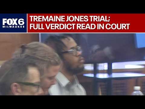 Tremaine Jones trial: Verdict read aloud in court | FOX6 News Milwaukee