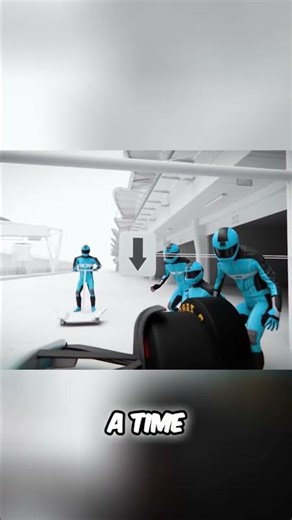 F1 Pit Stop: 2 Seconds of Precision Chaos! #shorts