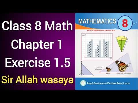 Class 8 Math New Book Chapter 1 Exercise 1.5 ¦ Class 8 Math New Book Unit 1 Exercise 1.5