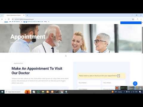 Online Doctor`s Appointment System | Python Django Project with Source Code