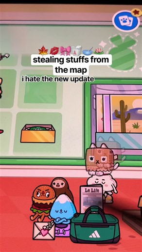 taking stuffs from the map💗🎐🎟️ #tocaboca #tocagohar