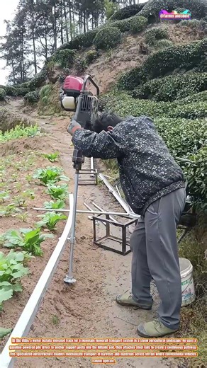 Mountain Monorail Transport System Track Installation