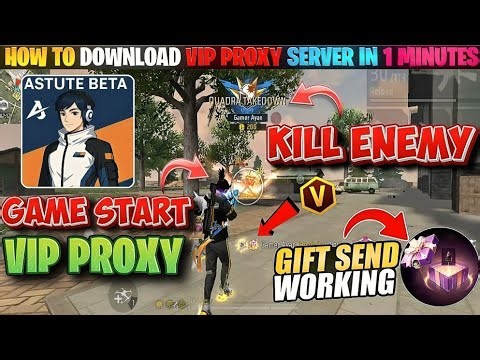 GAME START / GIFT SENDING🎁 PROXY SERVER 100% WORKING HOW TO DOWNLOAD | VIP ASTUTE BETA PROXY SERVER
